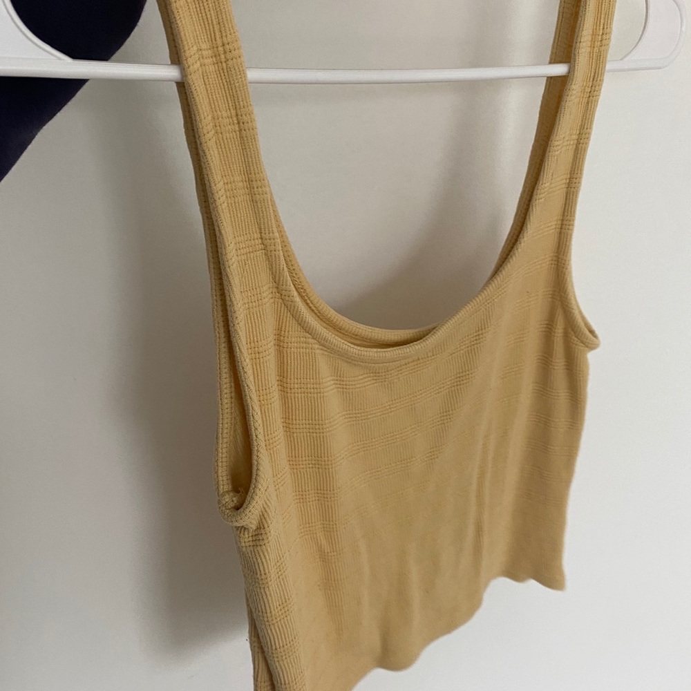 Yellow tank top
